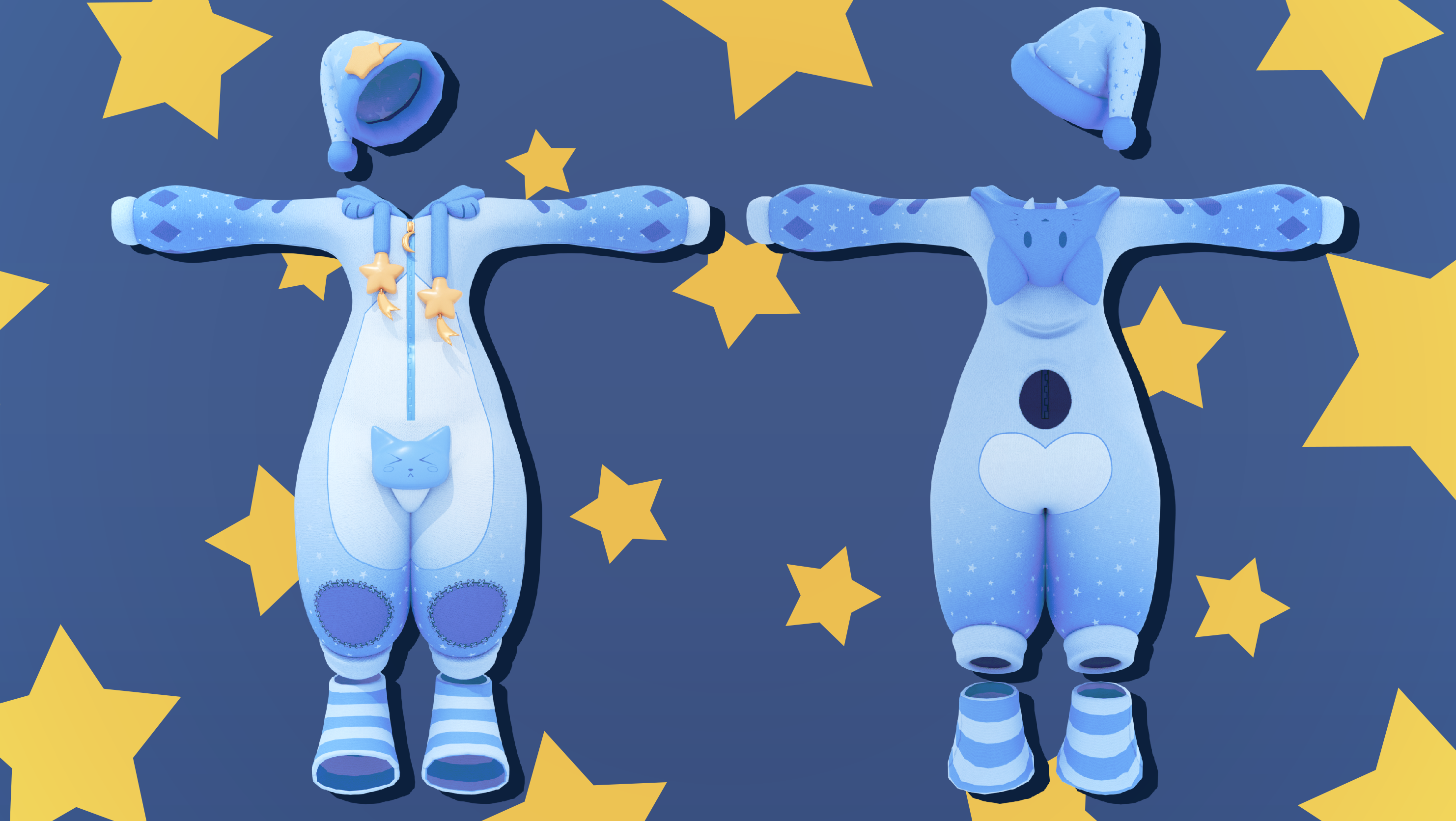 Mayu's Nightcat Pajama