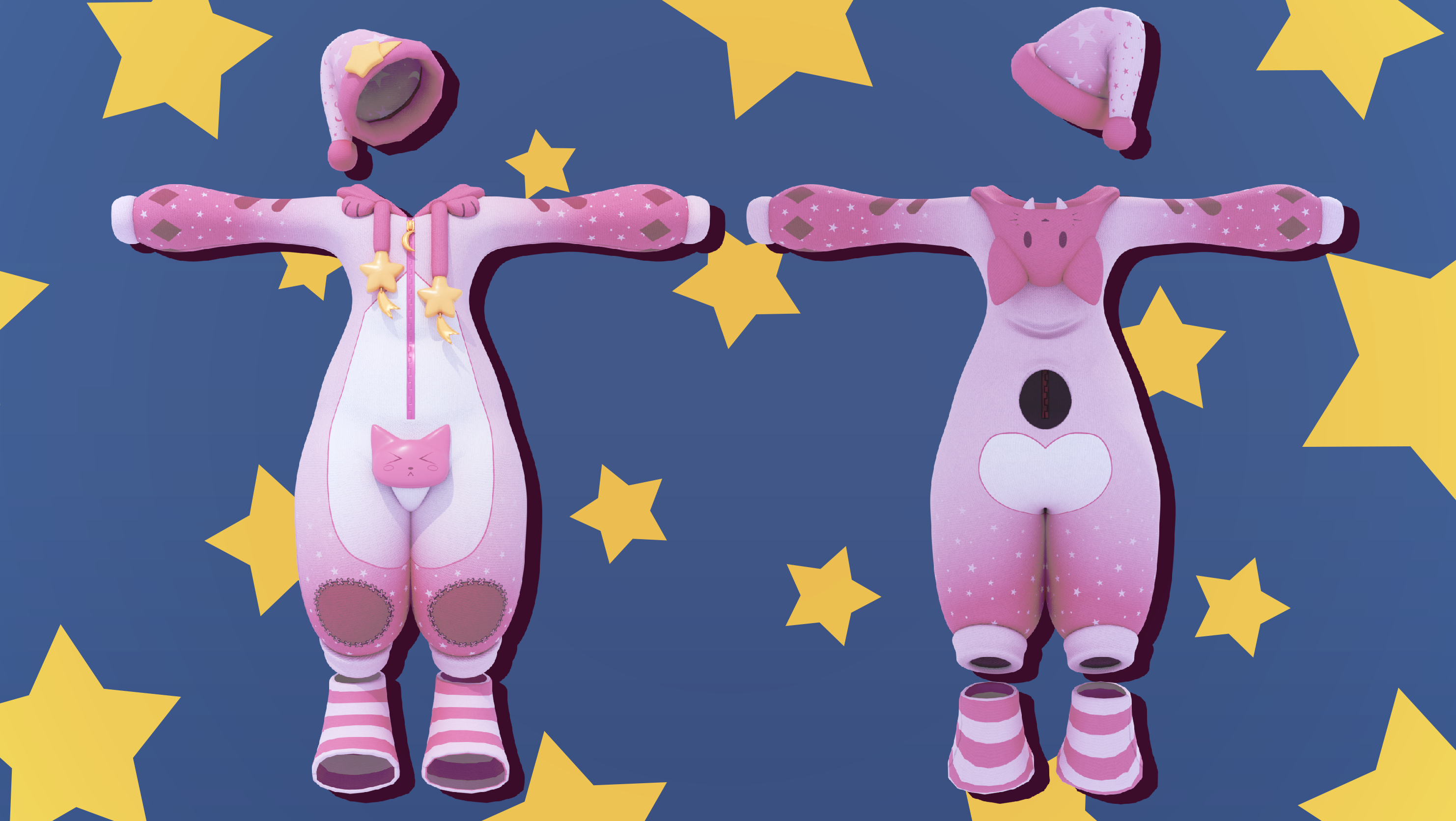 Mayu's Nightcat Pajama