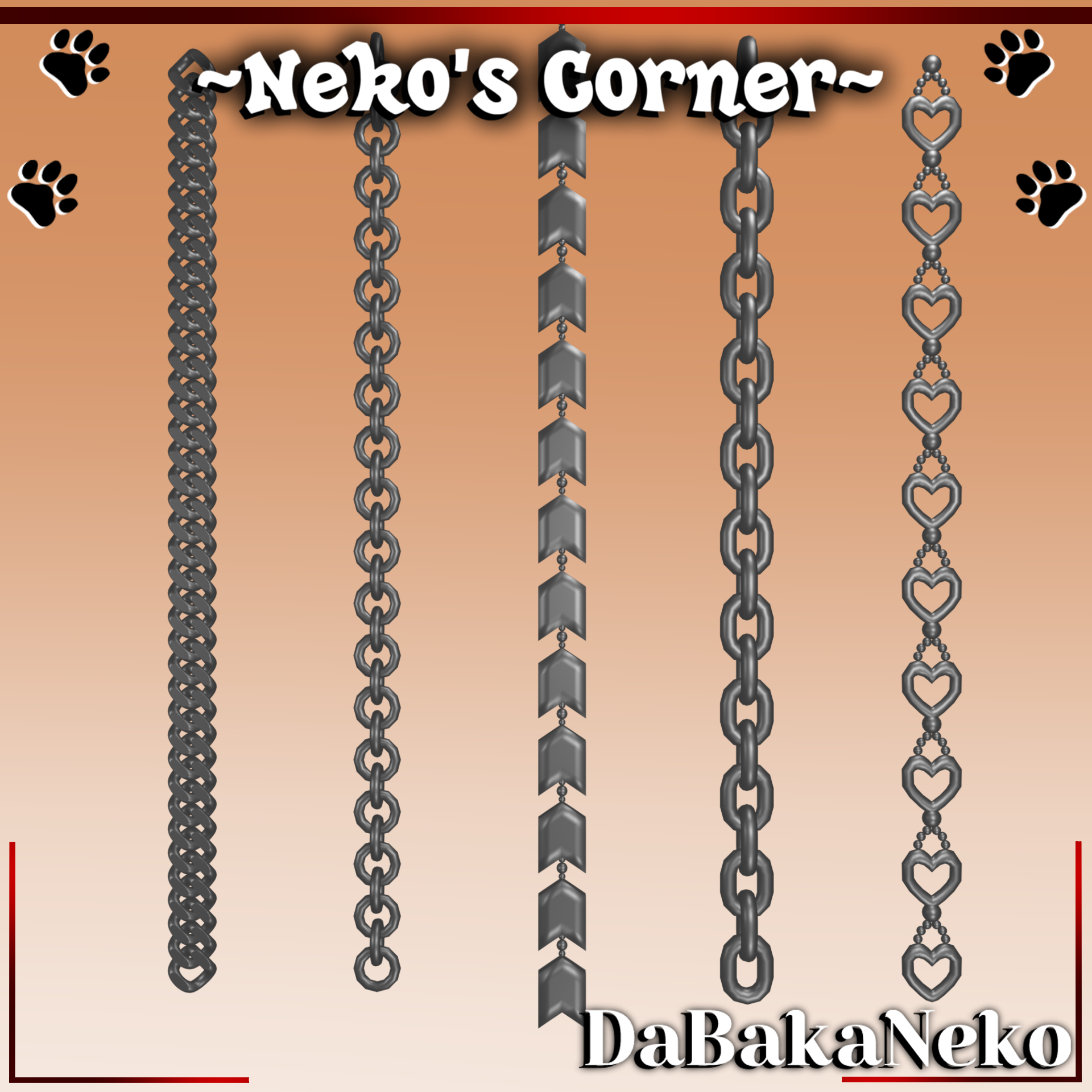 Customizable Chains | By Aya