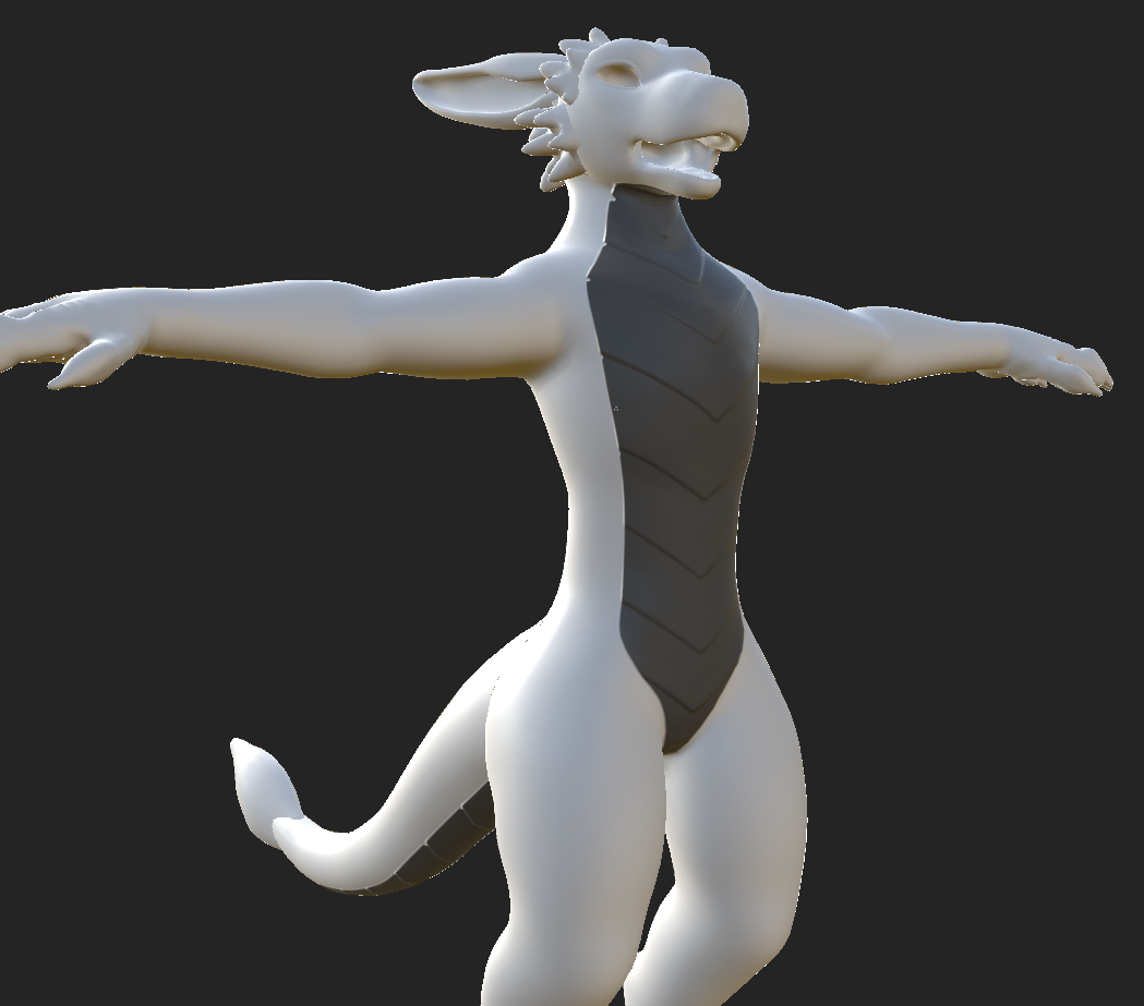 Moonfang Belly Scales/Plates Normal Map