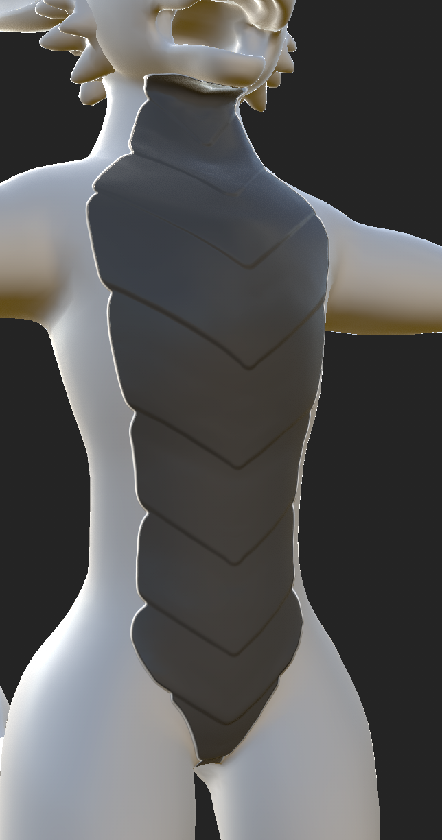 Moonfang Belly Scales/Plates Normal Map
