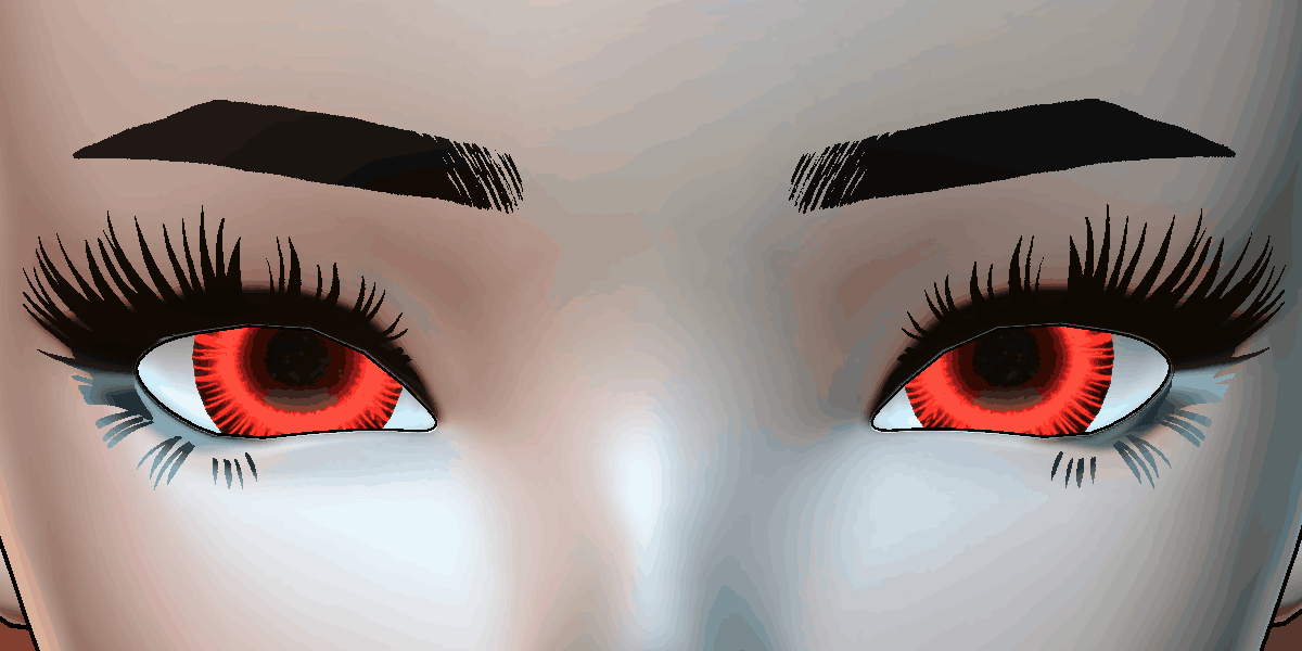 RED SUN ZENITH Eyes Animated Audio link Eyes - Eye Textures for 3D Models VRM, MMD, Avatars or VRCHAT