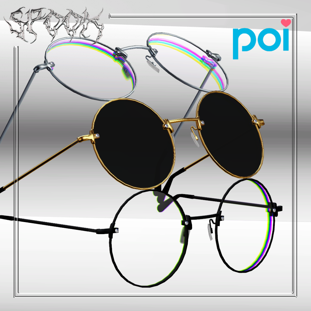 Phantom Round Glasses & Sunglasses pack