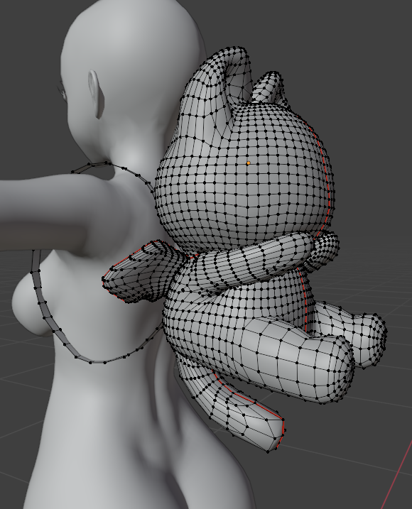 Baphakitty back pack(not rigged)