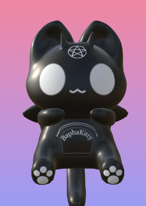 Baphakitty back pack(not rigged)