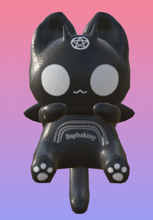 Baphakitty back pack(not rigged)