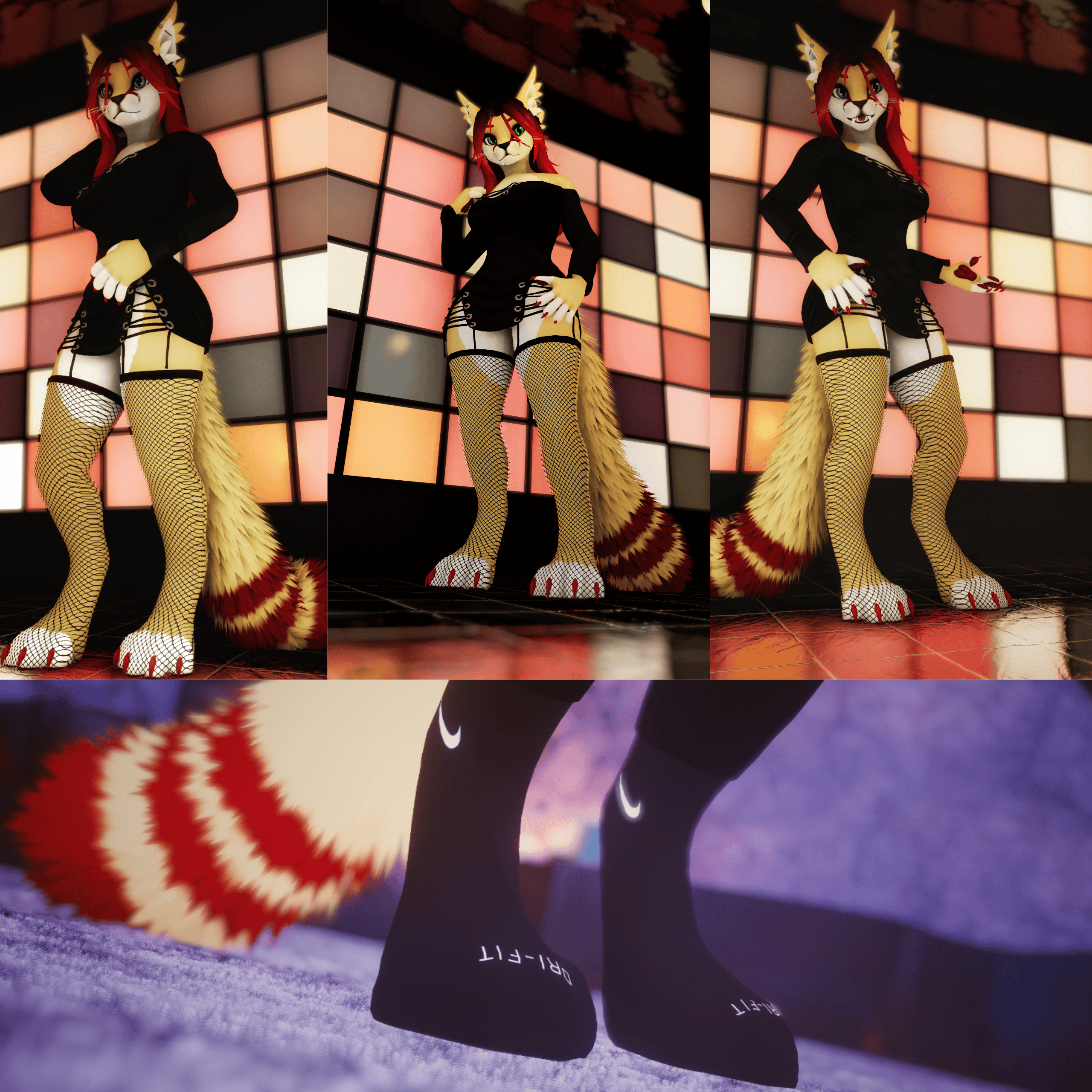 Winterpaw Feline Socks