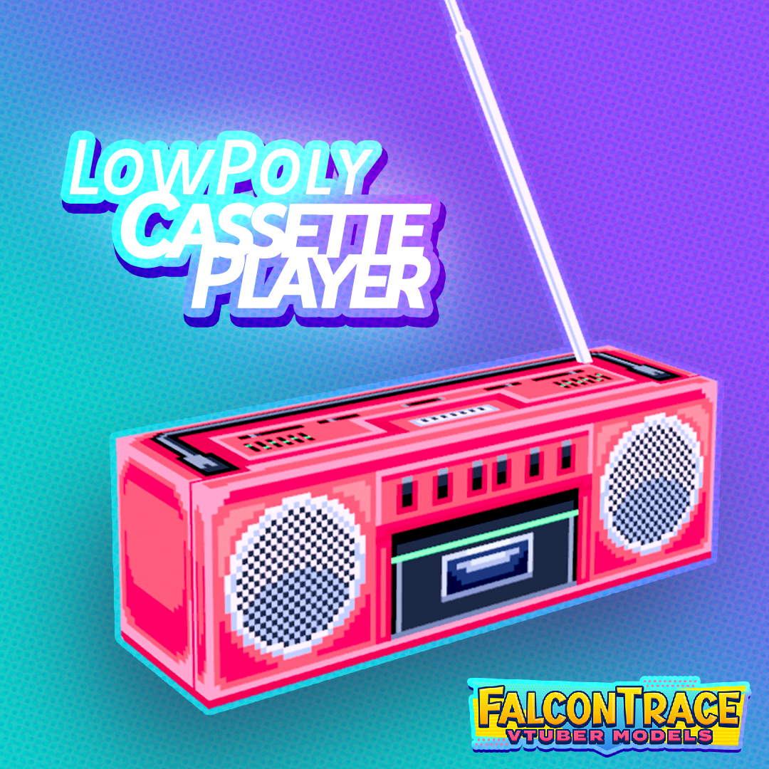 LowPoly Cassette Player