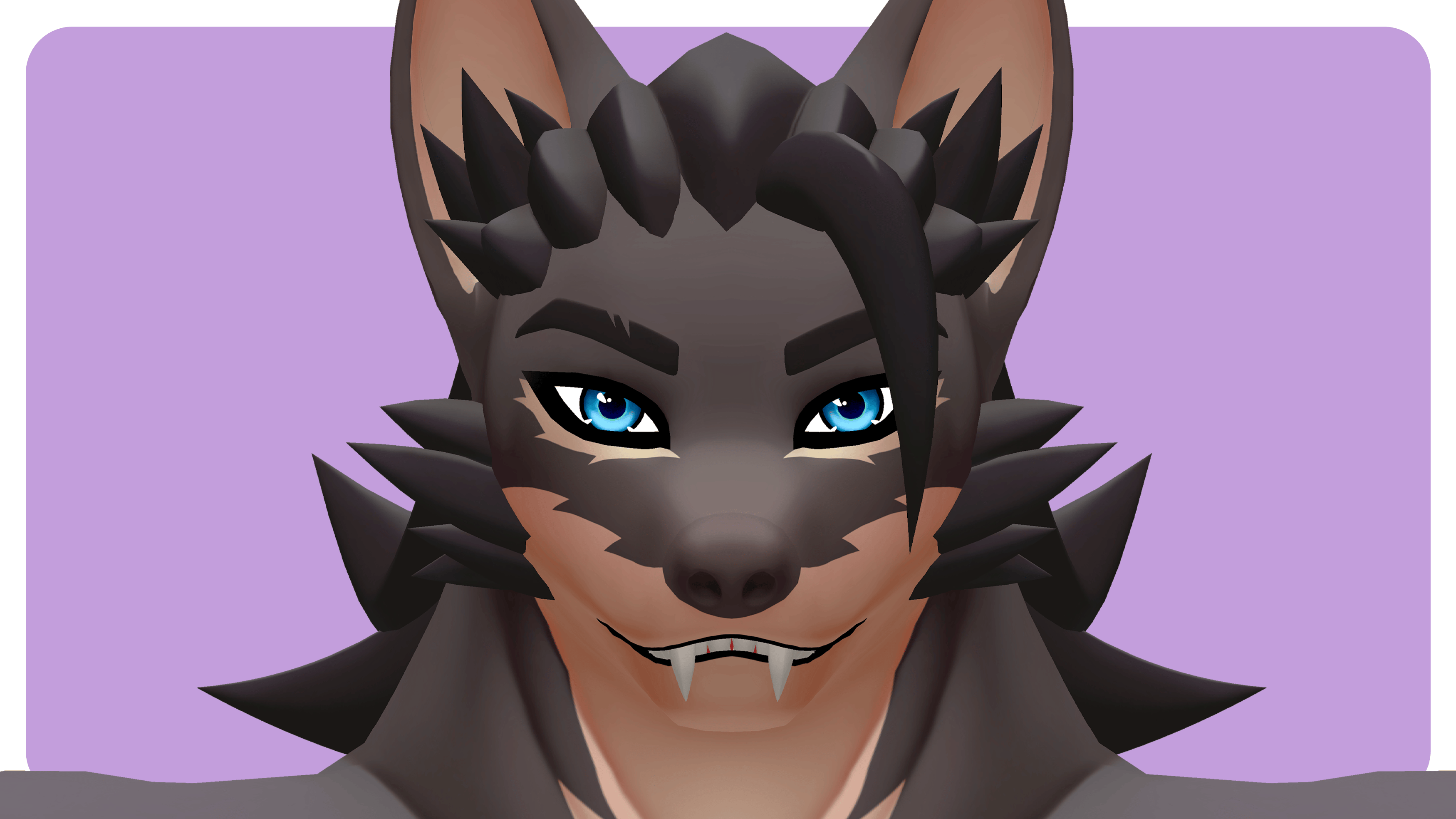 Brutus | VRChat Furry Werewolf Avatar Base (FBT, 170+ Blendshapes)