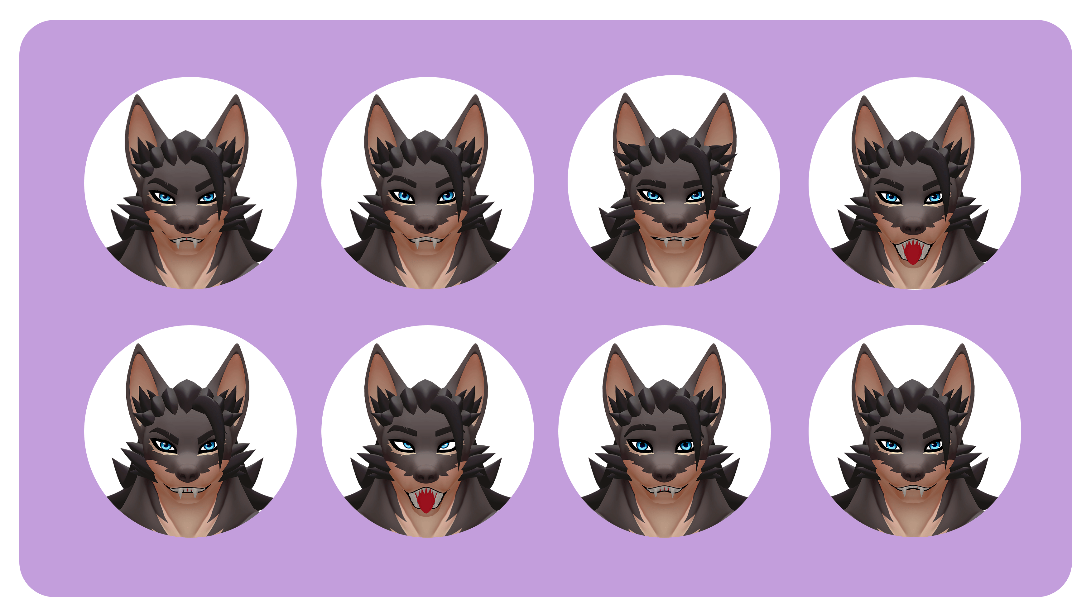 Brutus | VRChat Furry Werewolf Avatar Base (FBT, 170+ Blendshapes)