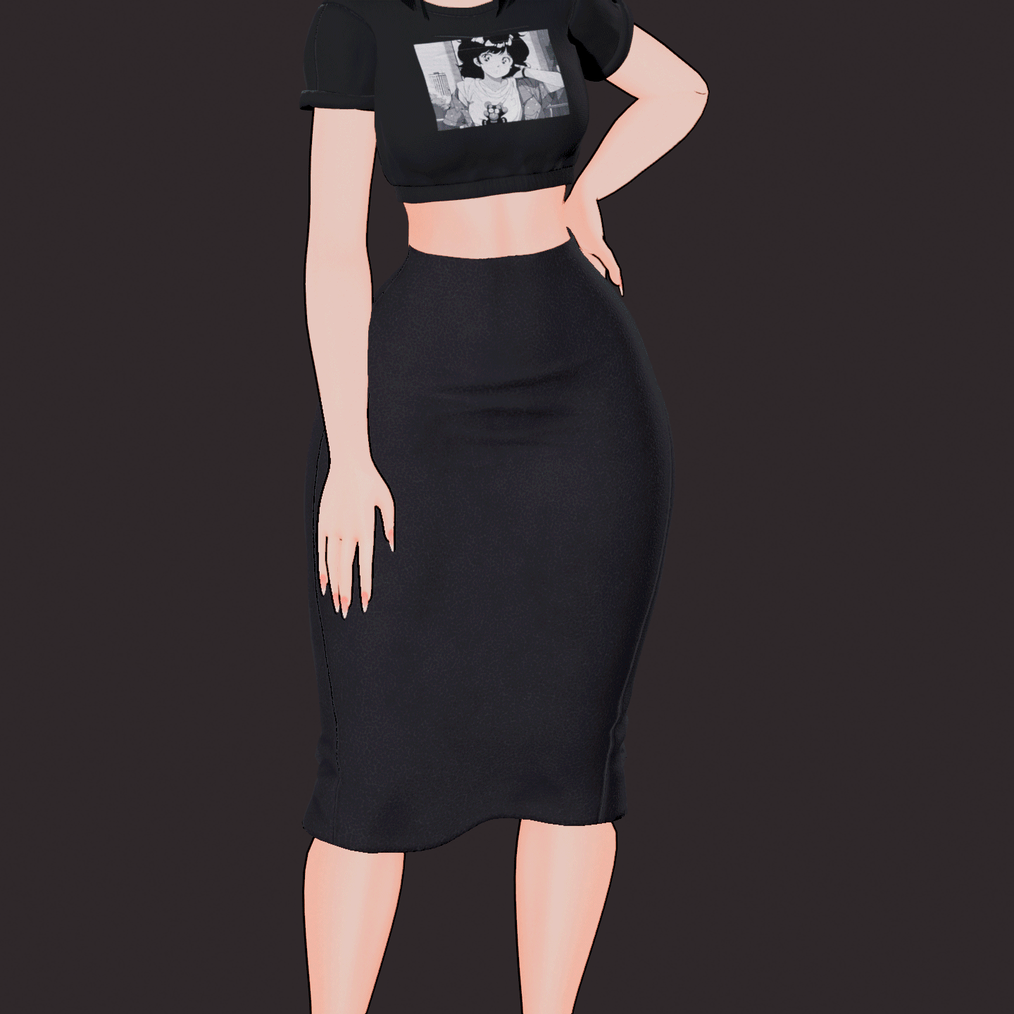 Custom-Made Pencil Skirt for ZinFit Base #1