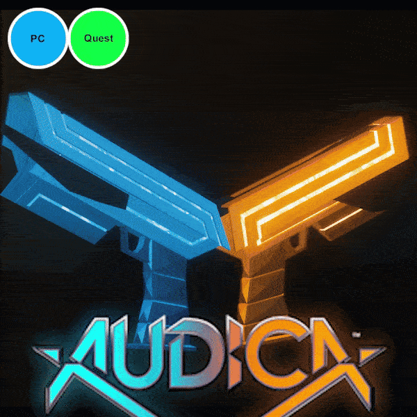 VRC Avatar | Audica Dual Rhythm-Blasters