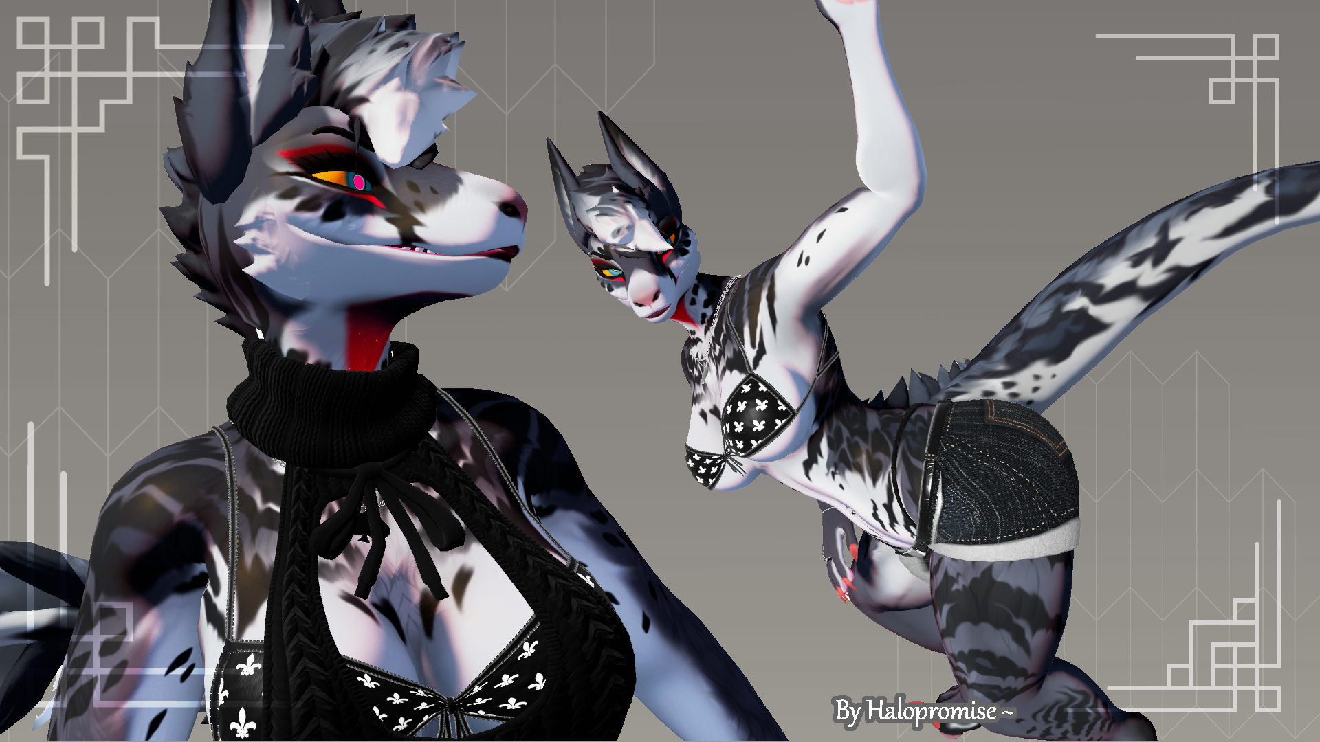 Hailstorm - Raptor Lady Retexture