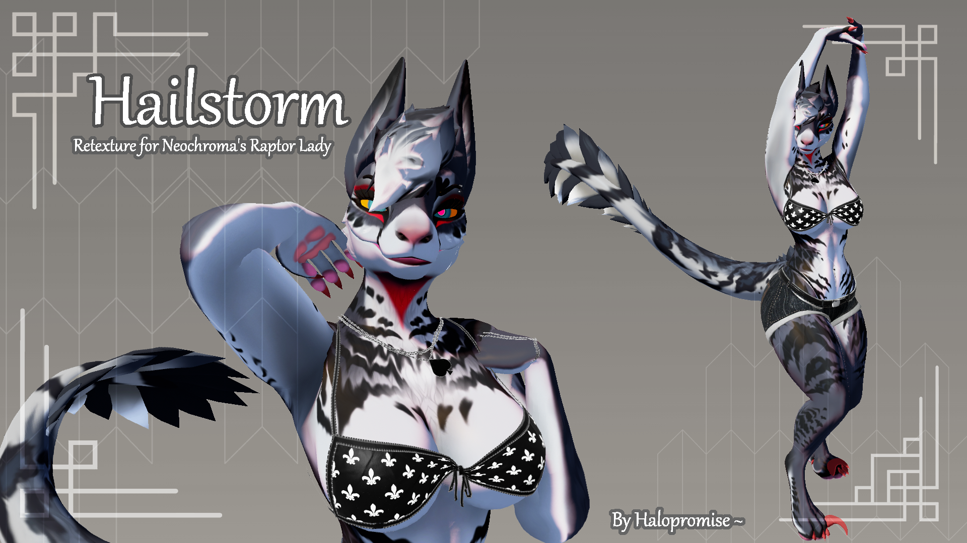 Hailstorm - Raptor Lady Retexture