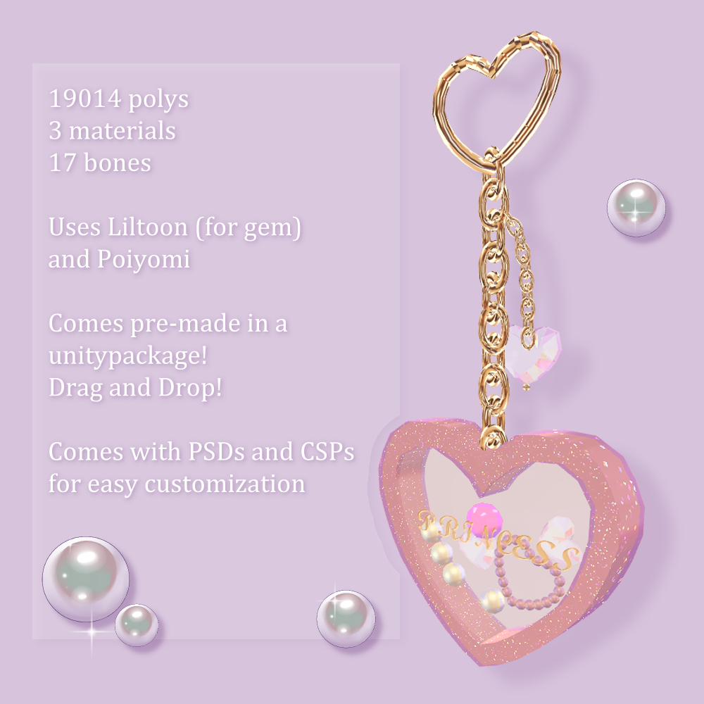 Heart Shaker Charm