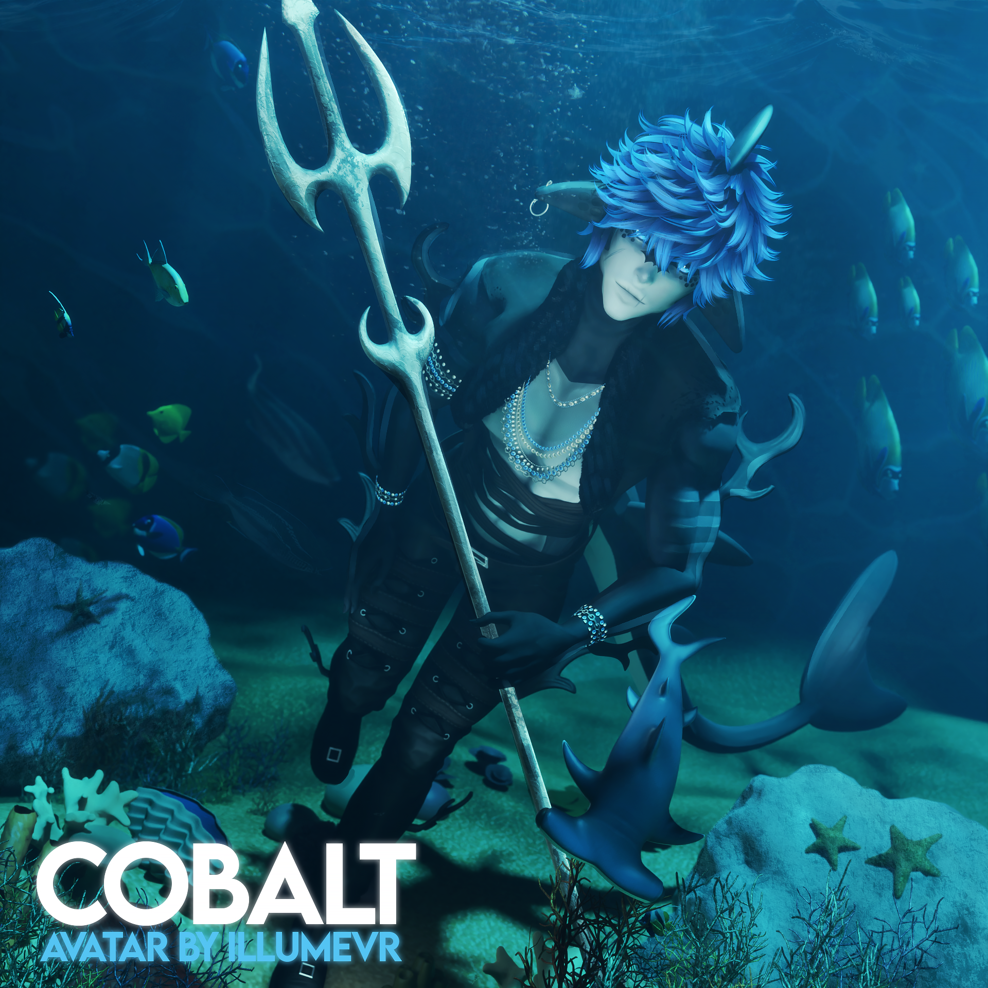 " COBALT "  --- 3.0 VR Model + VRCFT/GOGO/SPS