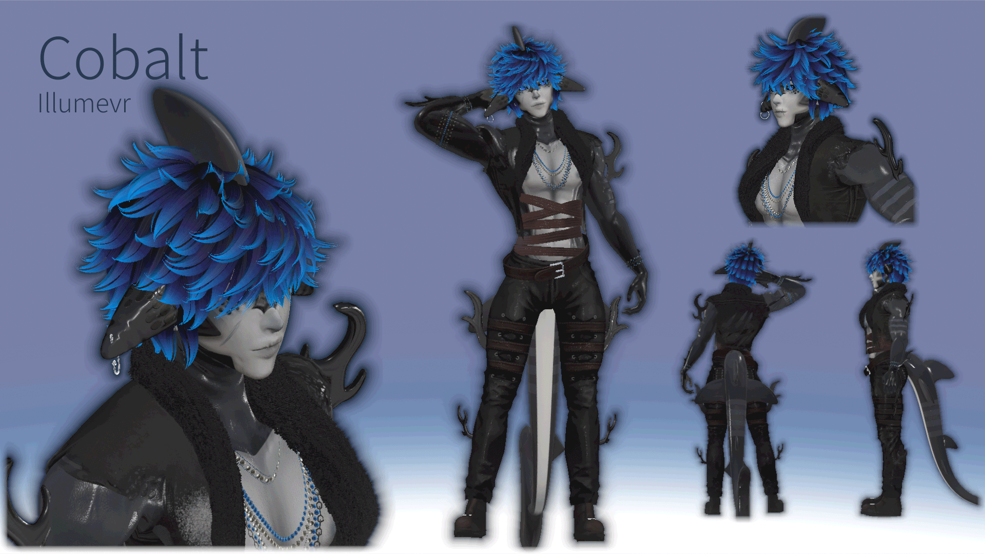 " COBALT " --- 3.0 VR Model + VRCFT/GOGO/SPS