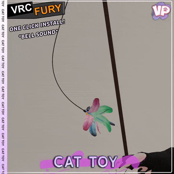 Cat Toy v1.1 | VRC Fury | Bell Sound!