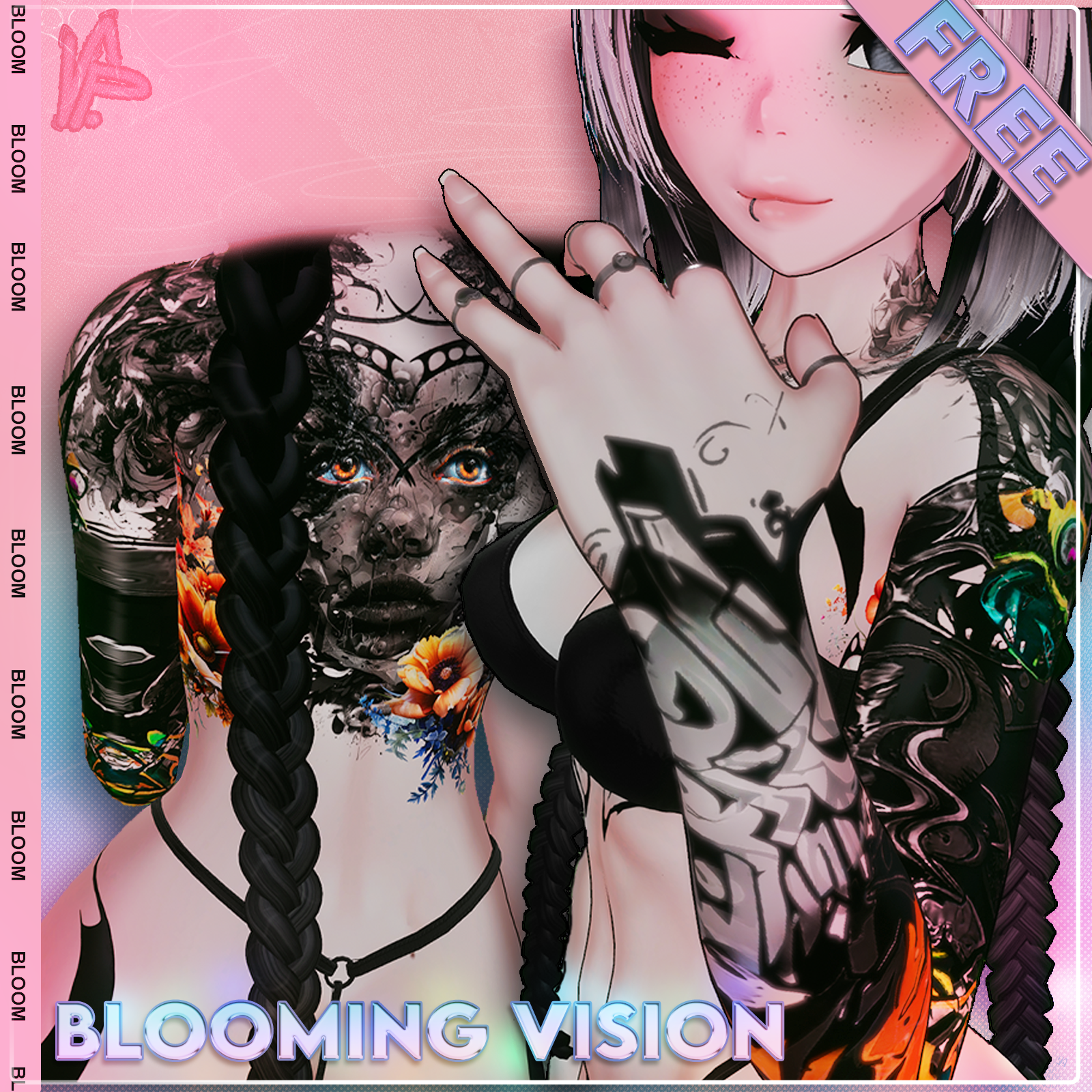 Blooming Vision |  VRBase Tattoos