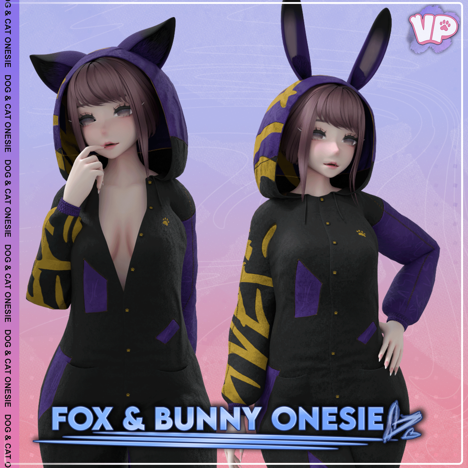 Fox & Bunny Onesie | ZinFit, ZinRP, VRBase, Venus