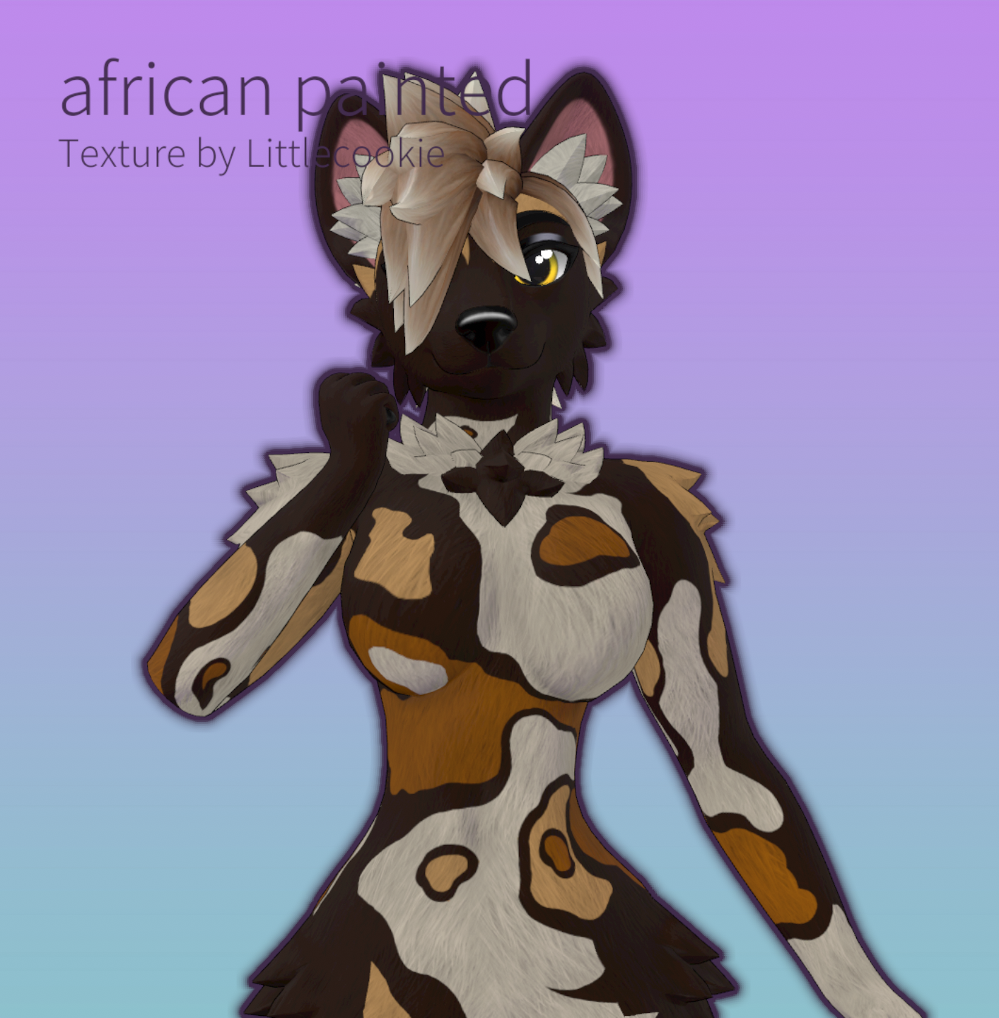 african painted dog (Astrawolf texture