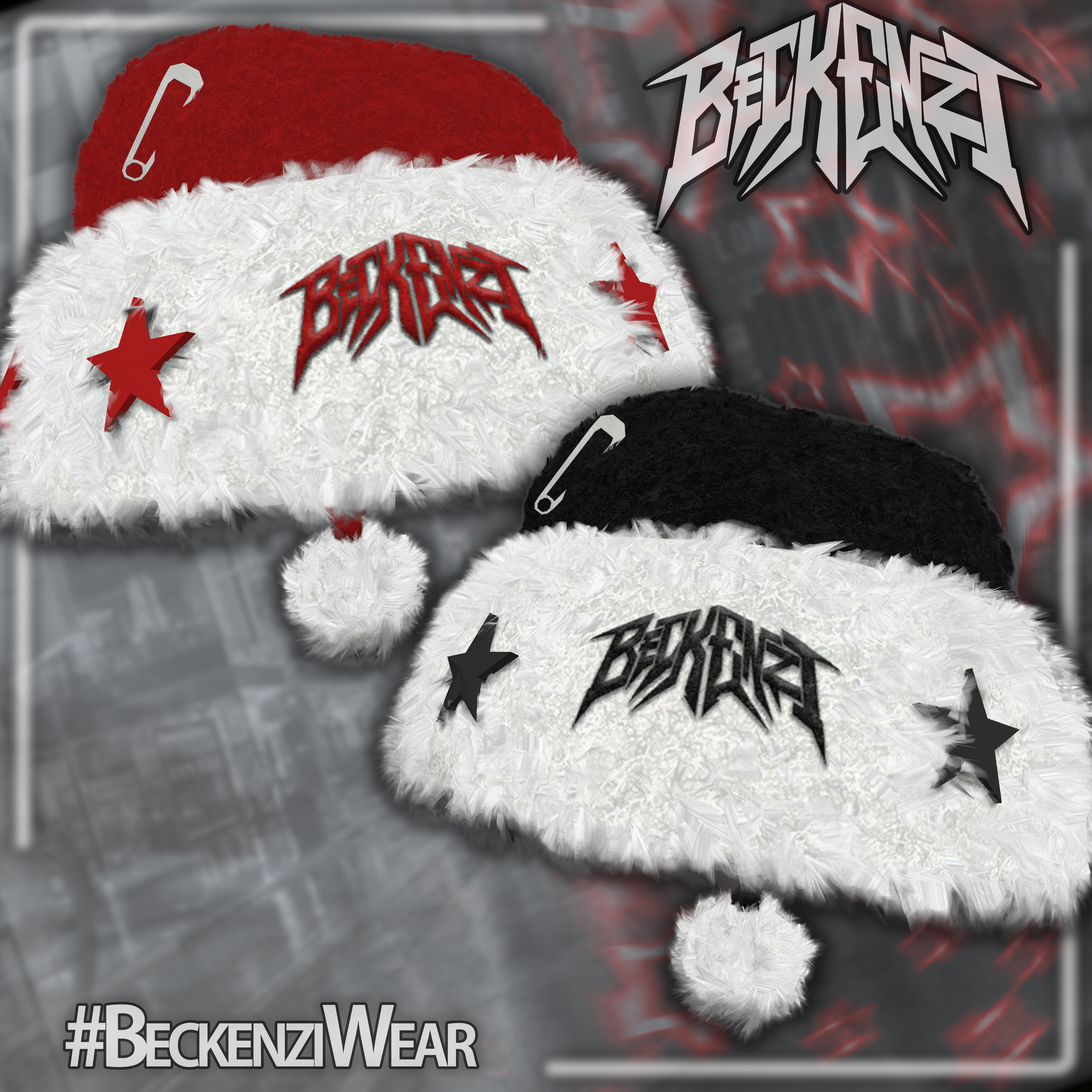 BECKENZI Santa Hat
