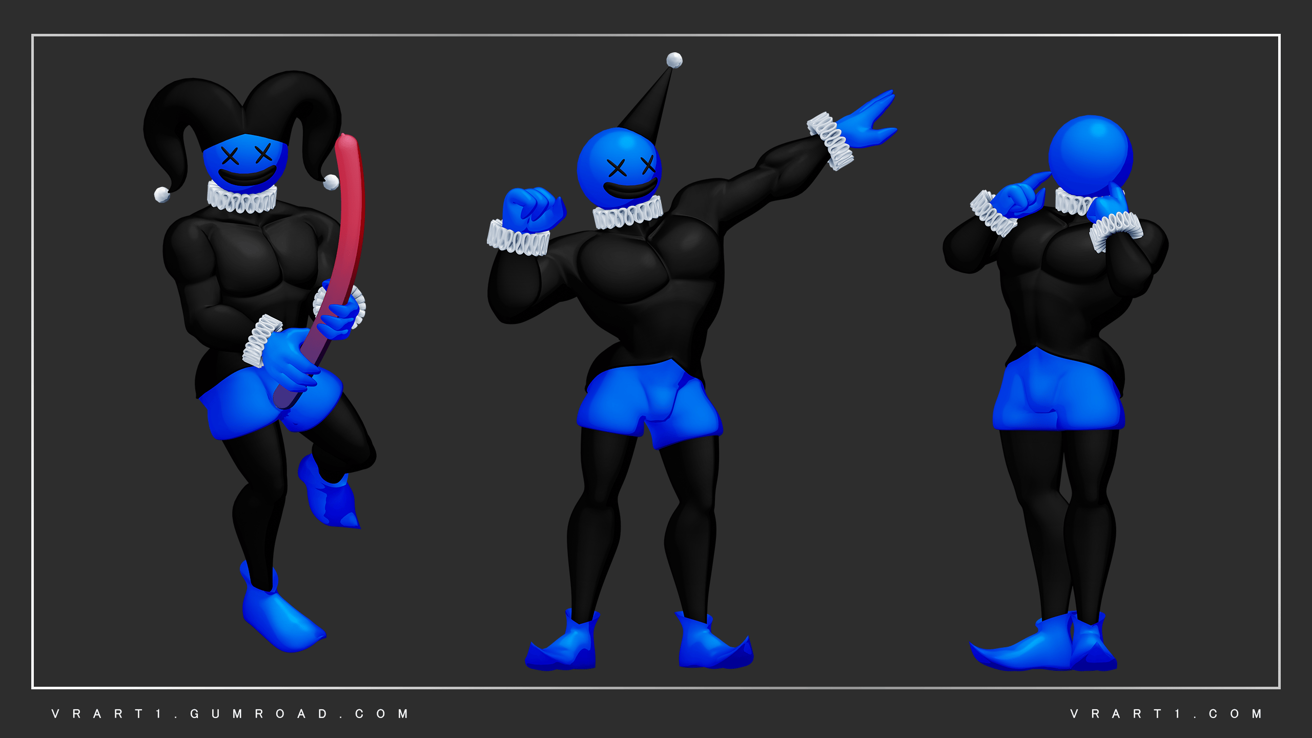 Hester the Balloon Jester (VRChat Avatar)