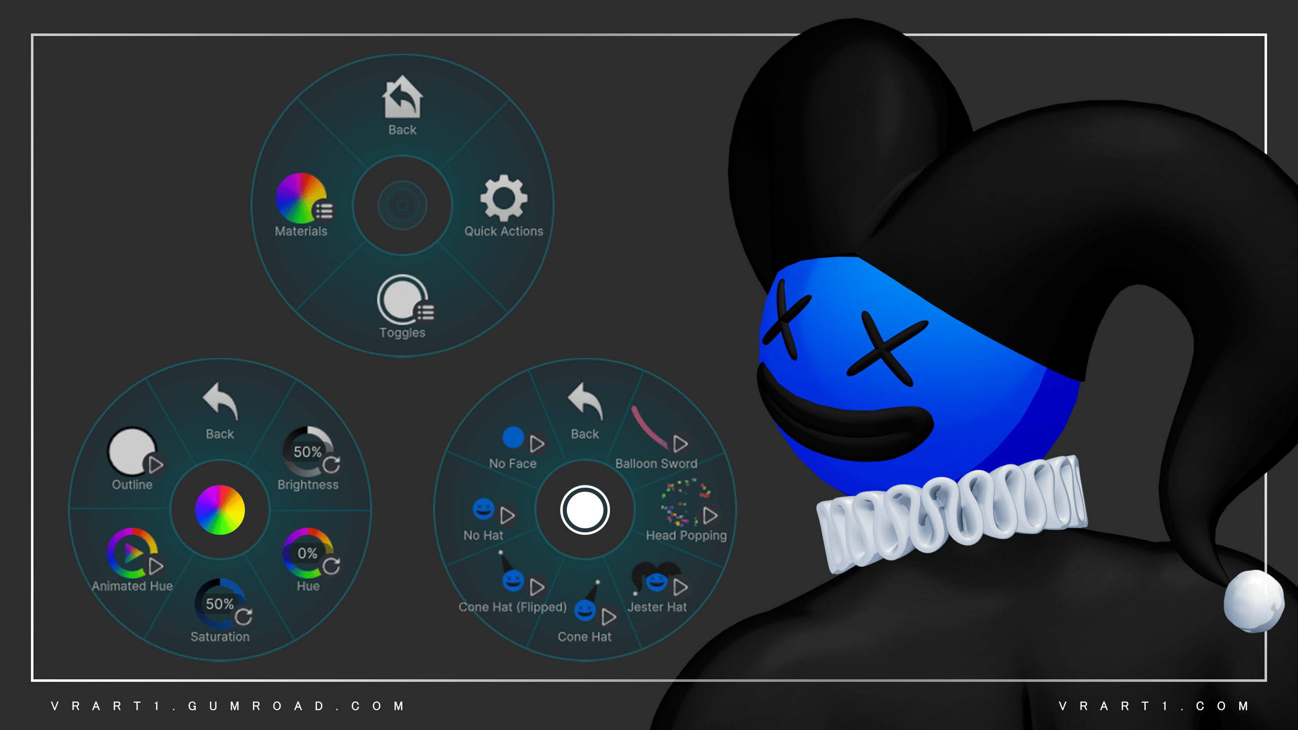 Hester the Balloon Jester (VRChat Avatar)