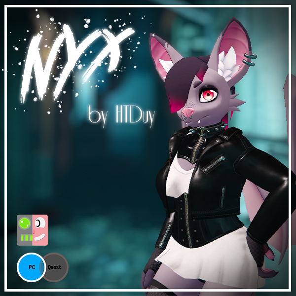 Nyx - Goth Bat [VRChat Avatar] [PC]
