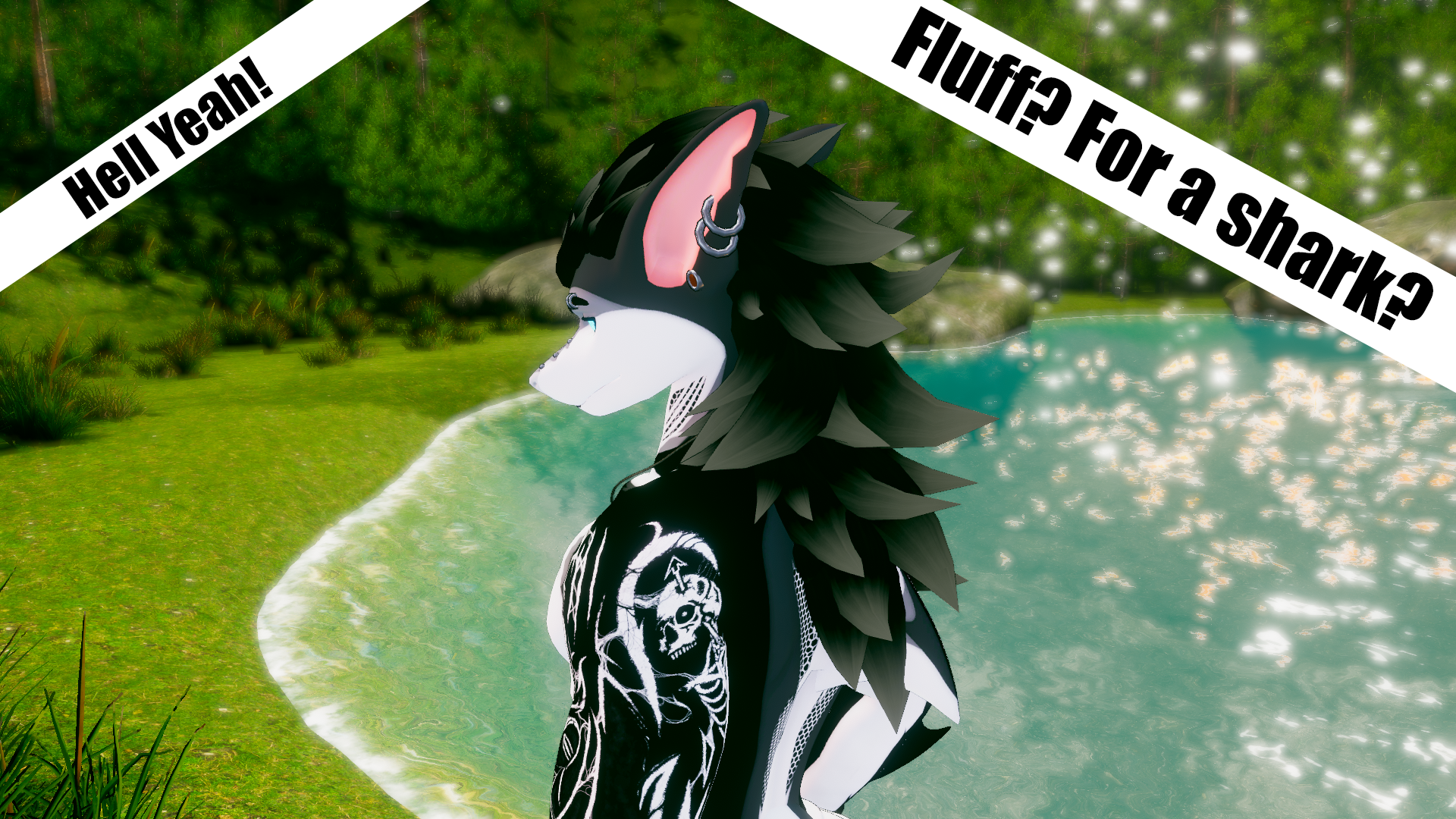 Shawn Shark Fluff/Mullet Style