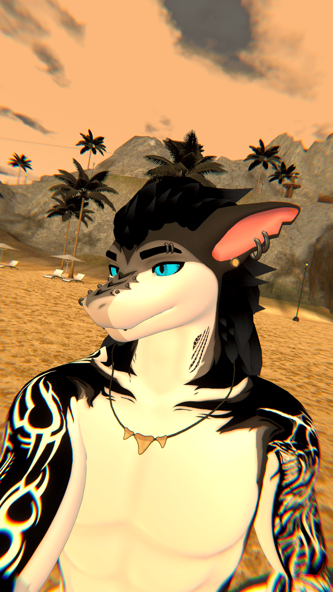 Shawn Shark Fluff/Mullet Style