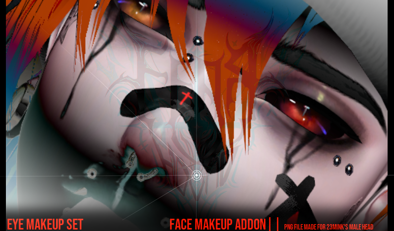 || EYE MAKEUP 23Mink's Male Head