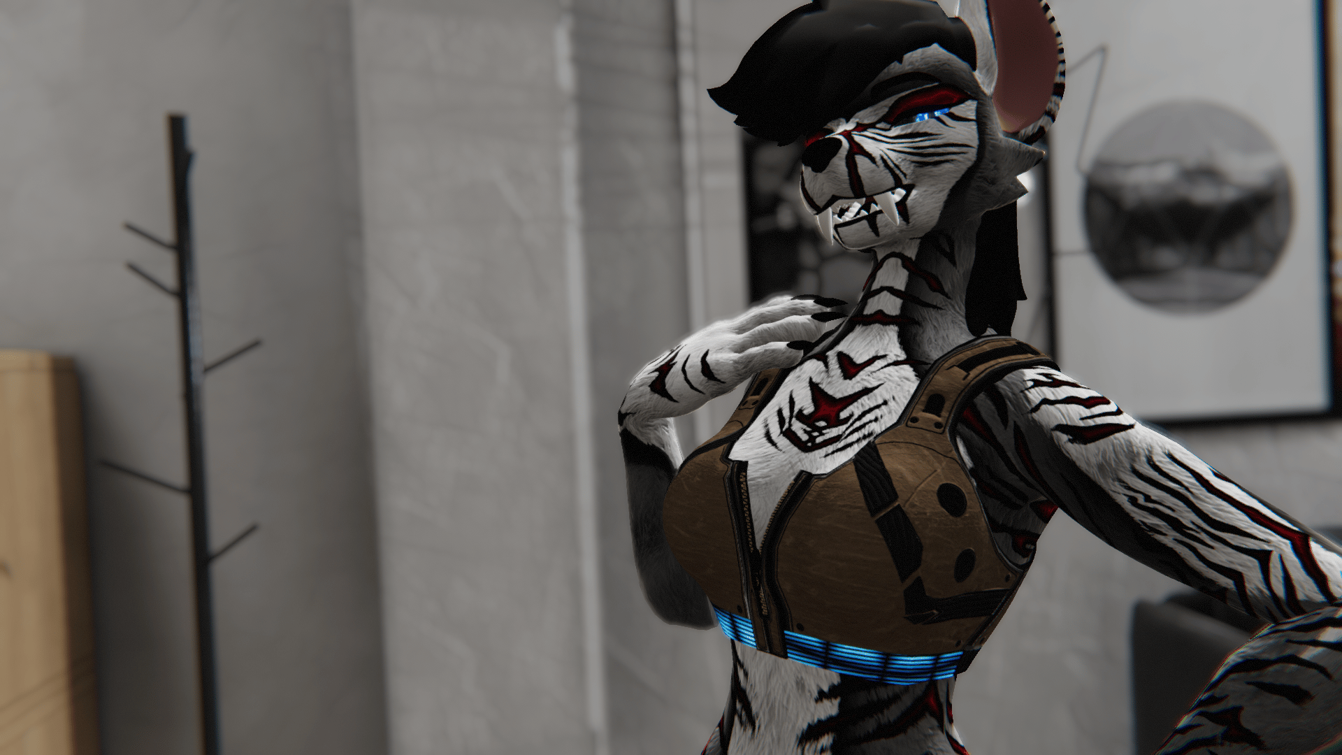 Zipper Clothing For Hyenid (VRCHAT)