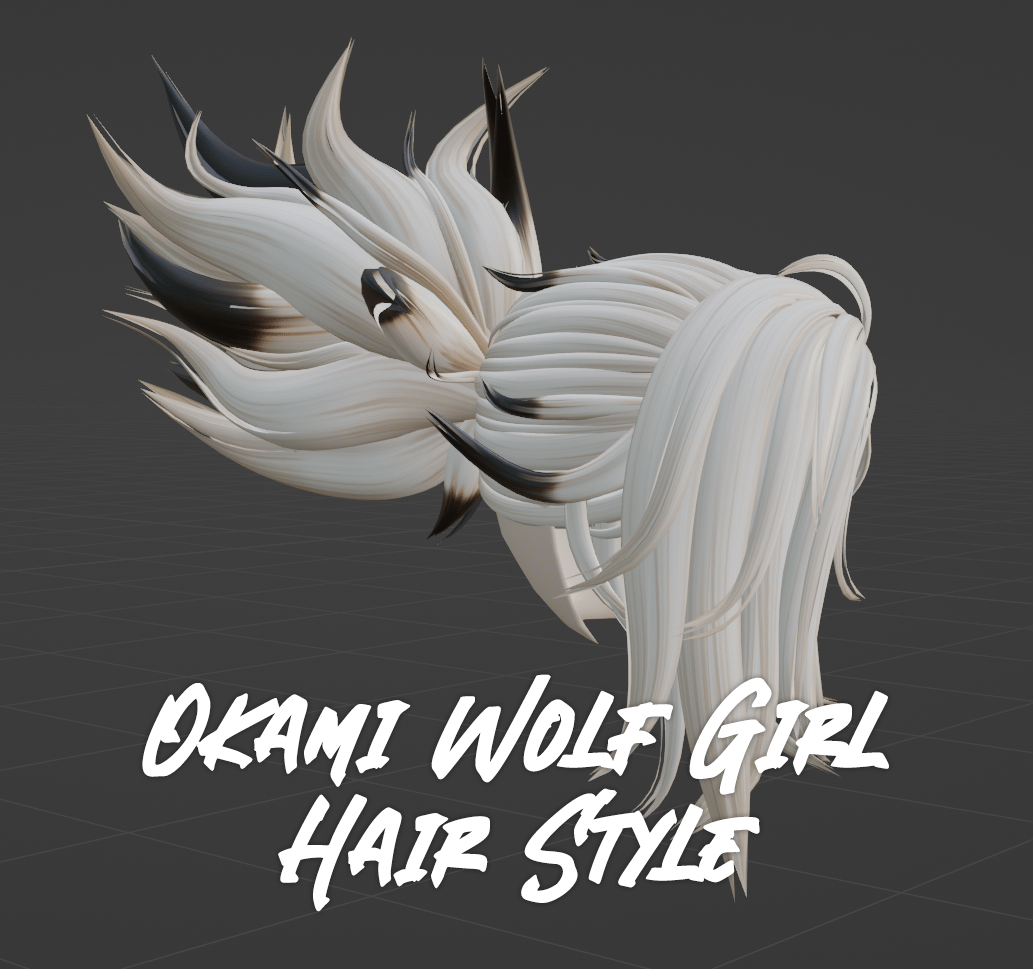 Okami Wolf Girl Hairstyle