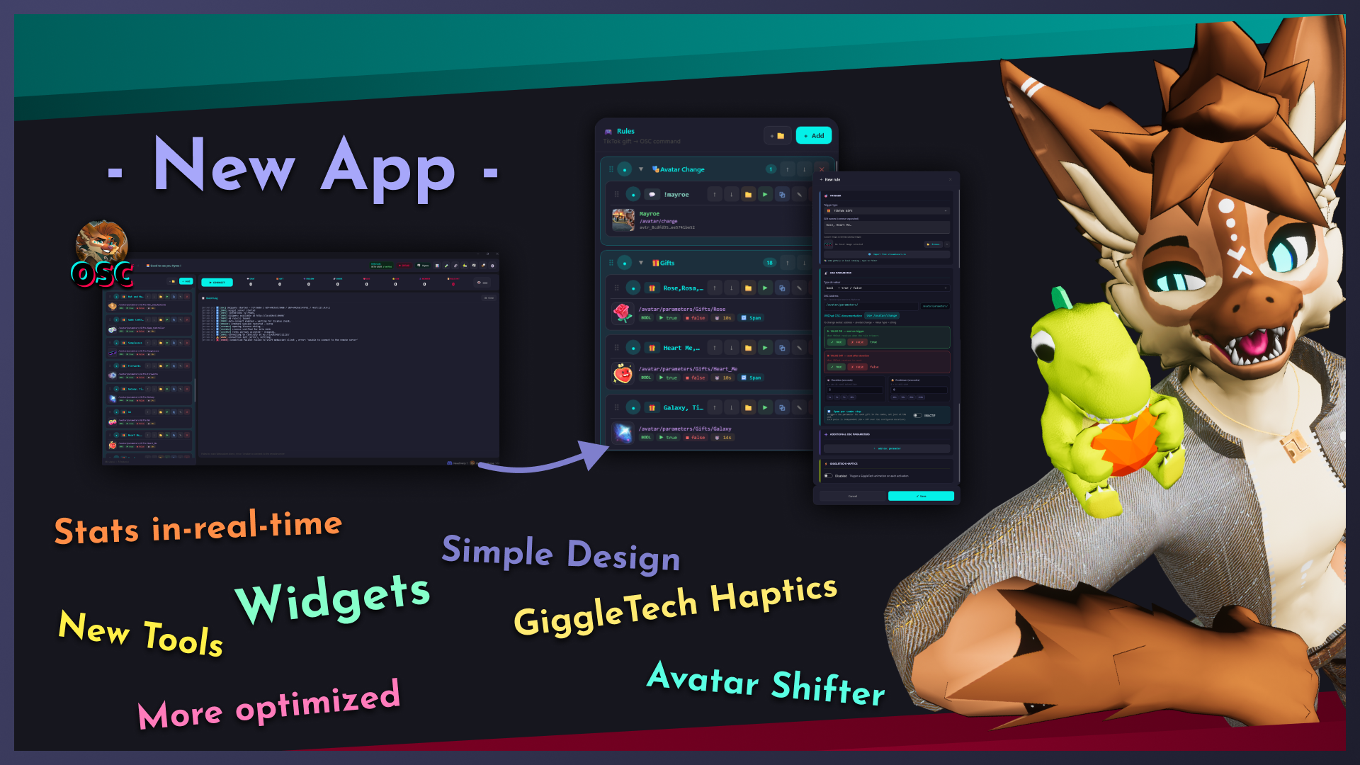 ❤️Tiktok To OSC - Interactive Tiktok Livestream Tool for VRChat