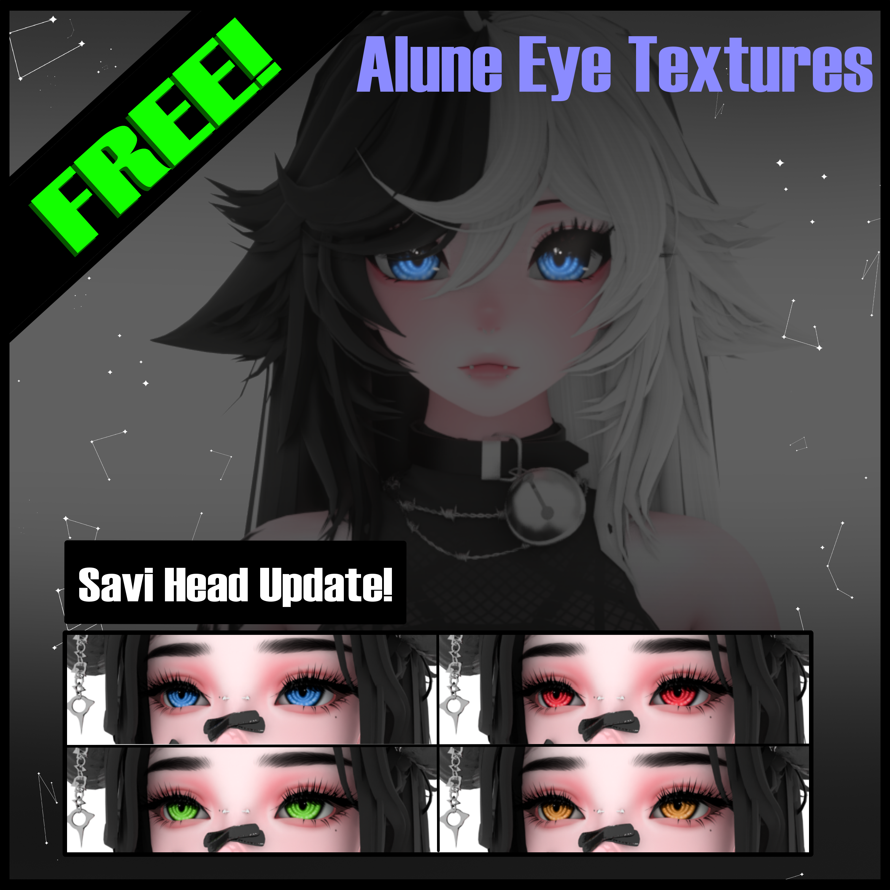 Alune Eye Textures FREE (Savi head update!!)