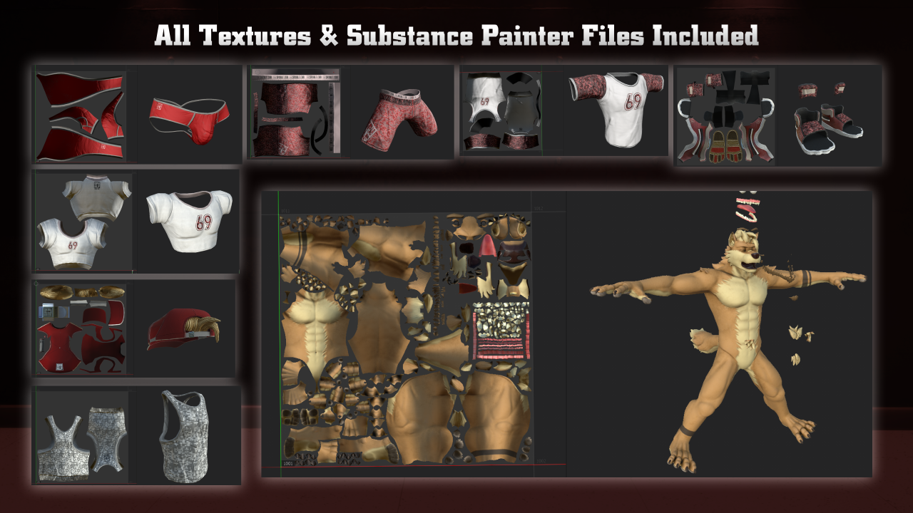 Dalton VRChat Avatar Base (PC | Face Tracking | Modular Clothing System)