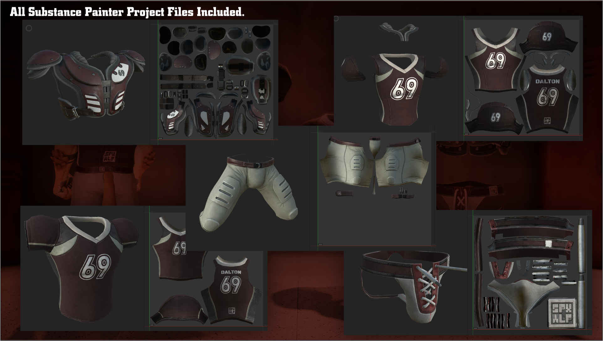 Dalton Football Garment Pack