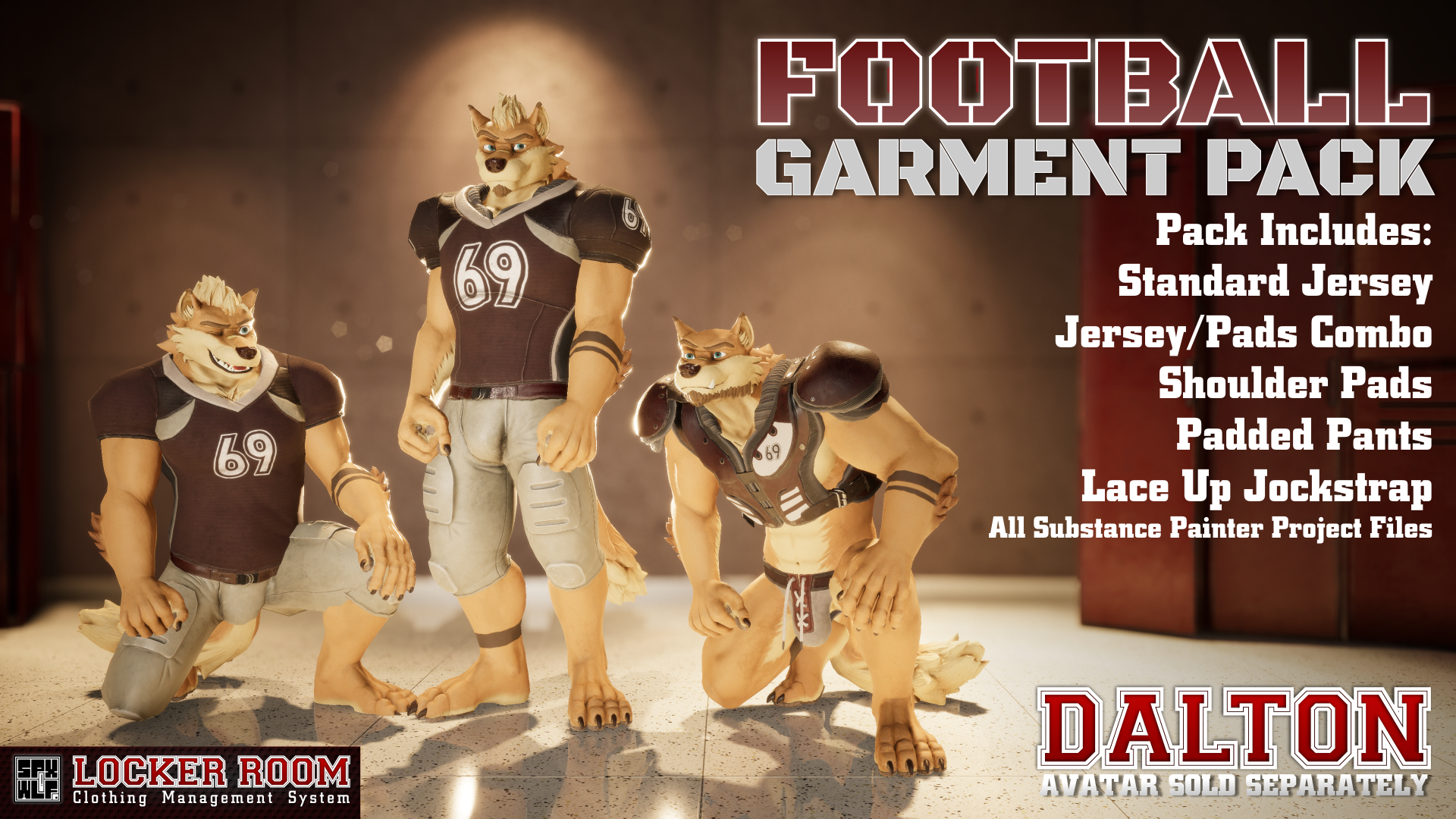 Dalton Football Garment Pack