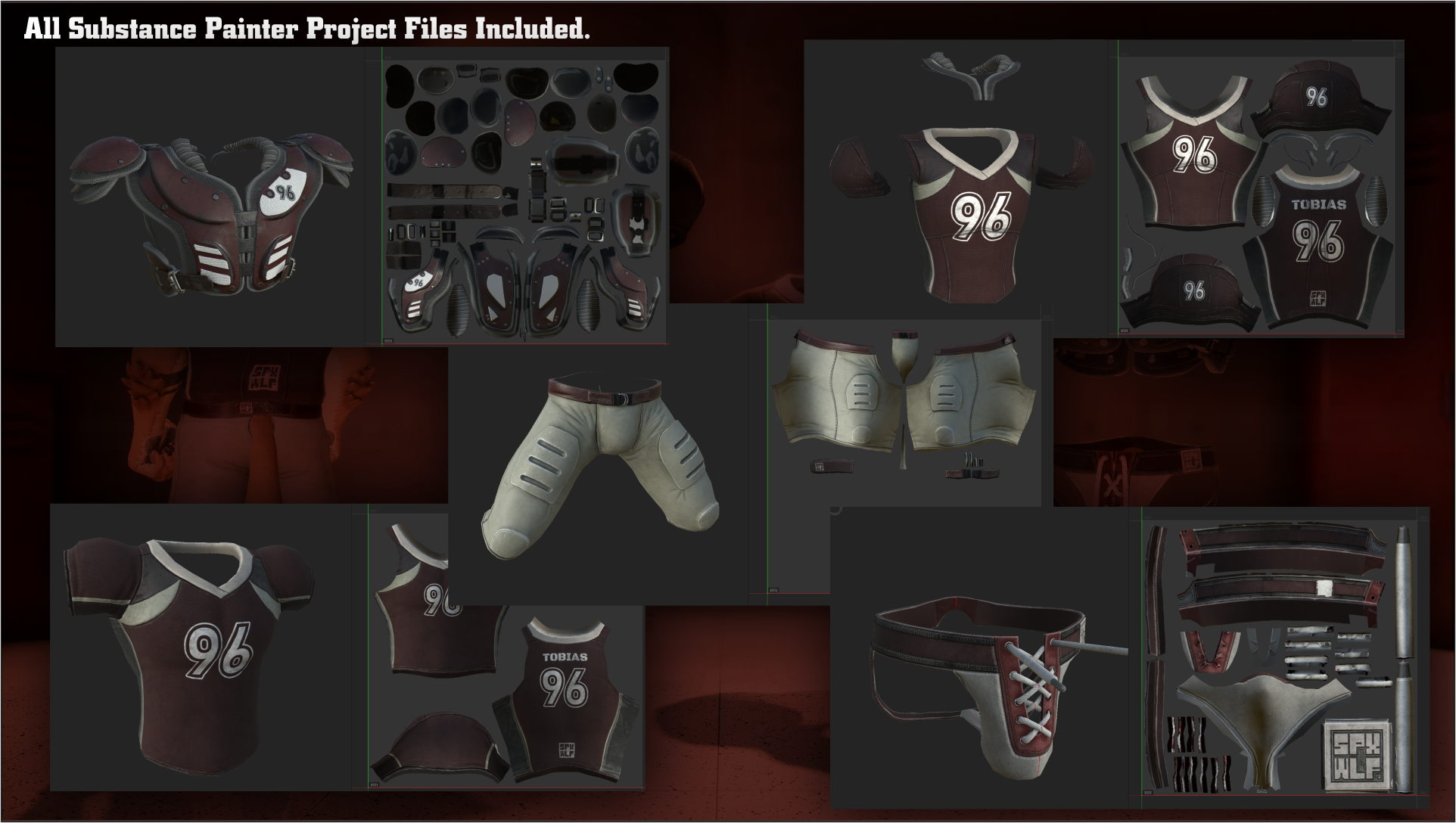 Tobias Football Garment Pack