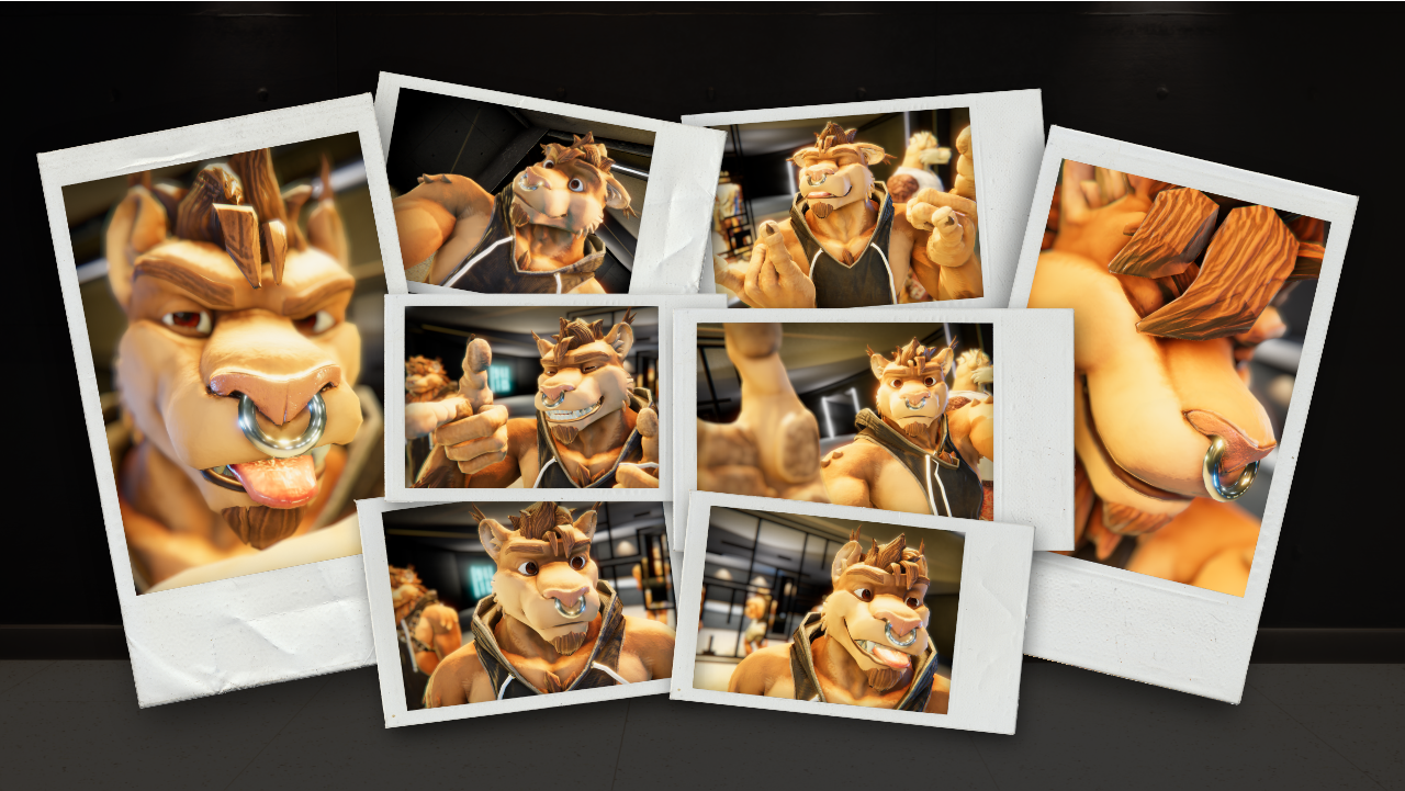 Tobias VRChat Feline Avatar Base V1.5 (PC | Face Tracking | Modular Clothing System)