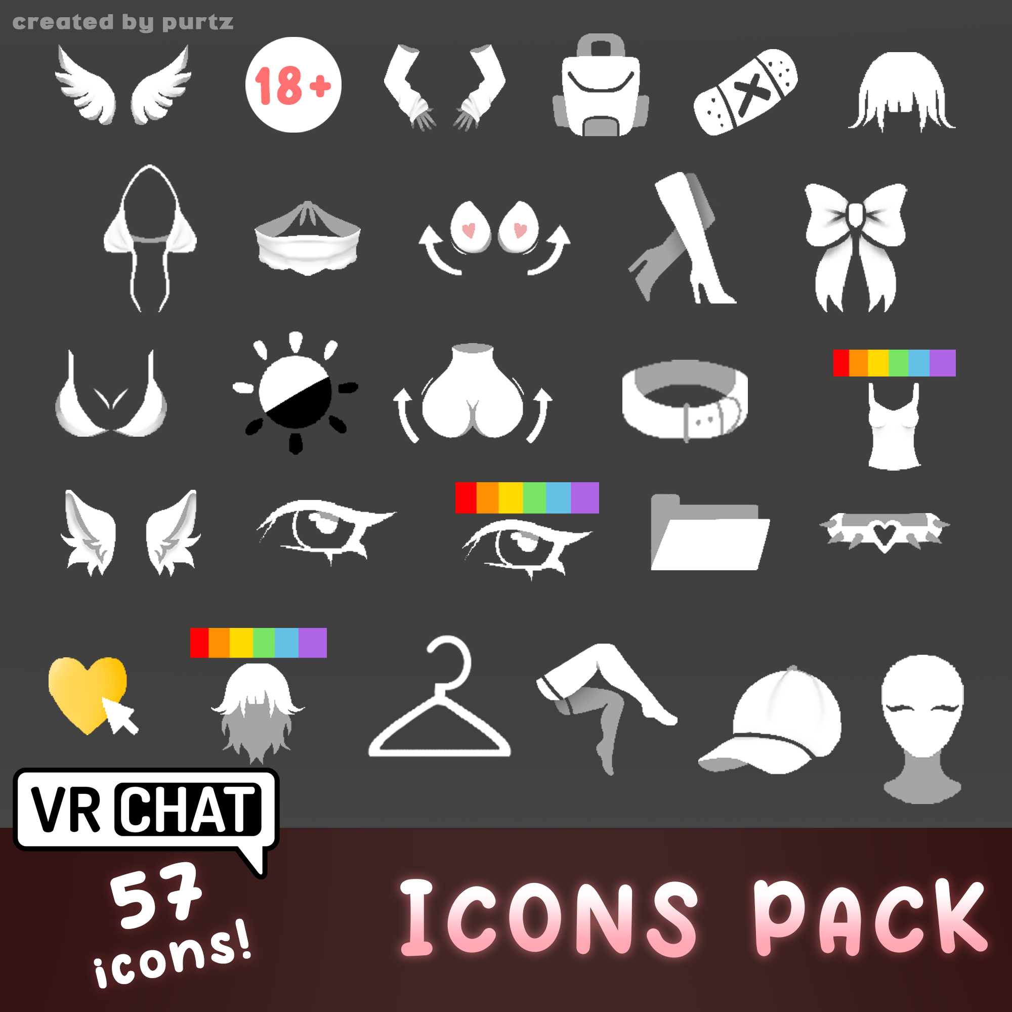 VRCHAT ICON PACK [57]