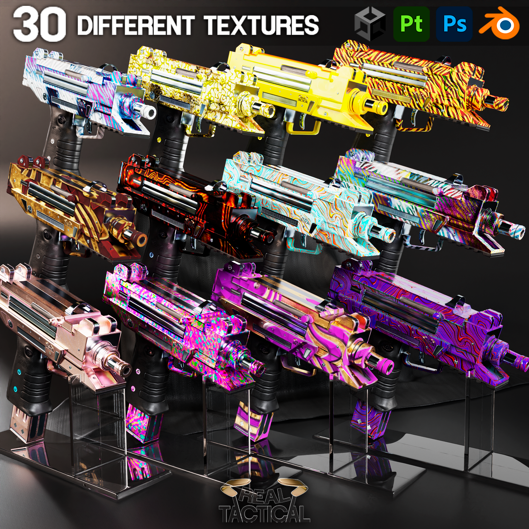Uzzi / 30 Different Materials