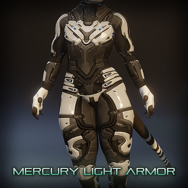 [P.0.E] - Mercury Light Armor 