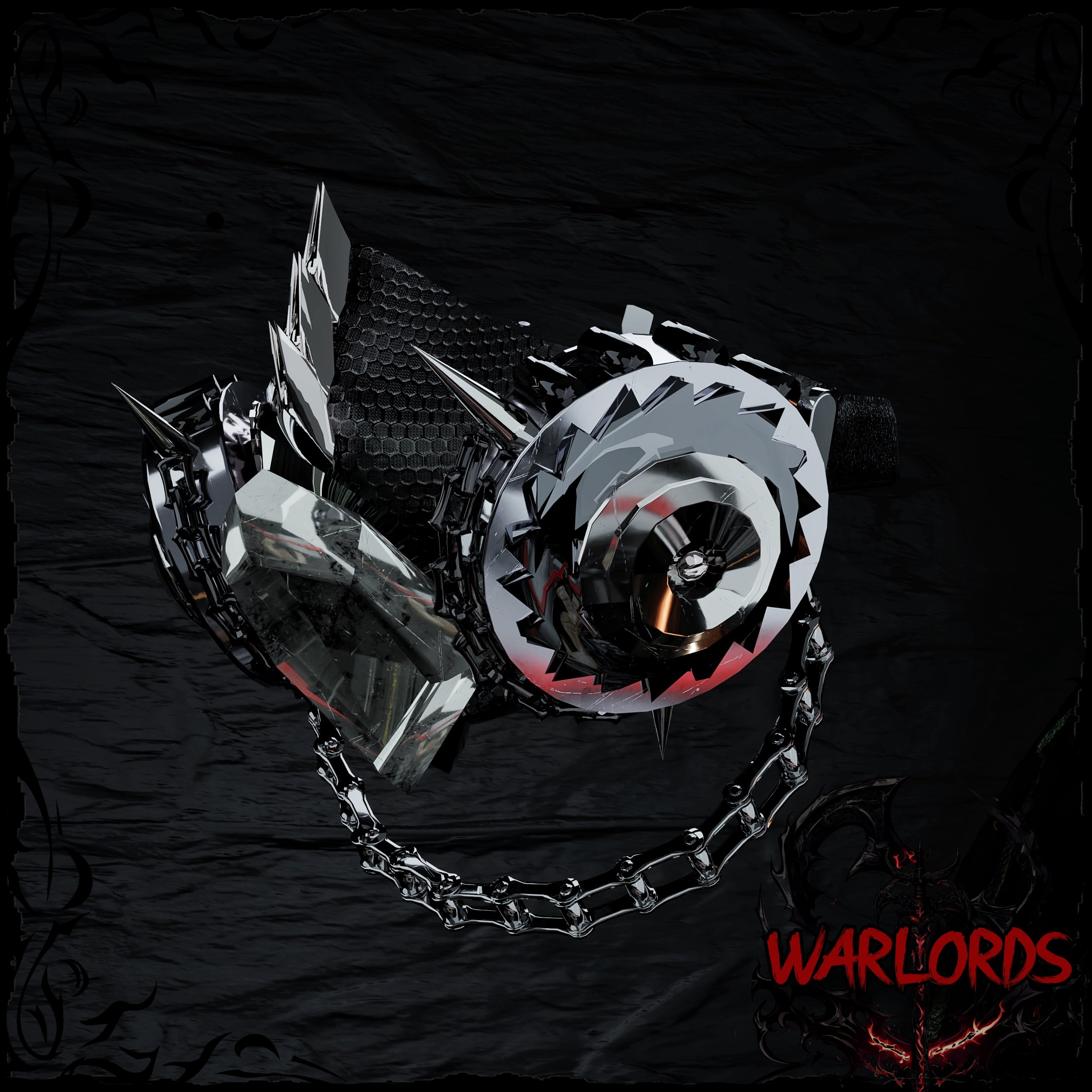 [ FREE IN SERVER ] Cyber punk Mask & Biker Chain