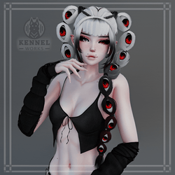 IRIS HAIR || HALLOWEEN || 40 EYE MATS