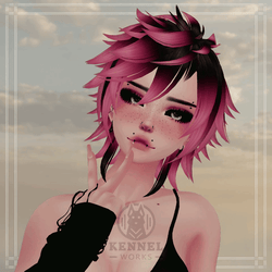 SINA HAIR || RIGGED || BLENDSHAPES