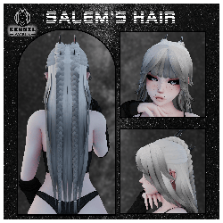 SALEM'S HAIR || RIGGED || BANGS SHAPEKEYS