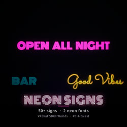 NEON TEXT SIGNS