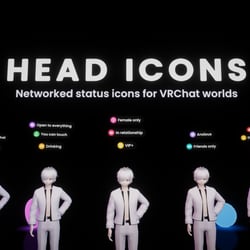 Headicons Vrchat (For Gatherings, Clubs, Events)